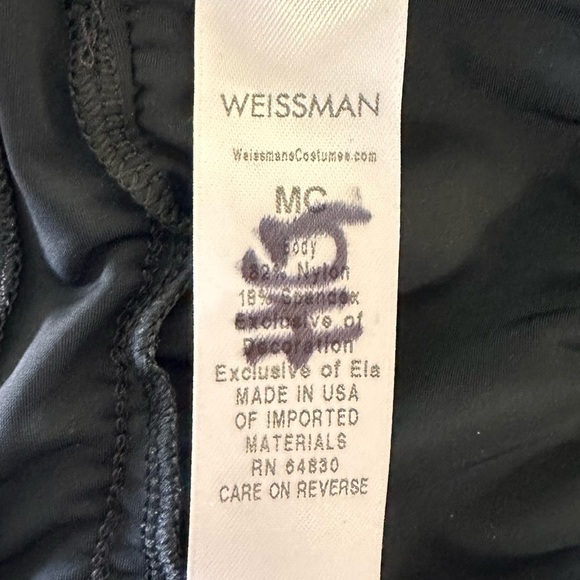 Weissman 3 pc Women Up Dance Costume Size Girls Medium 11/12 - Picture 14 of 15